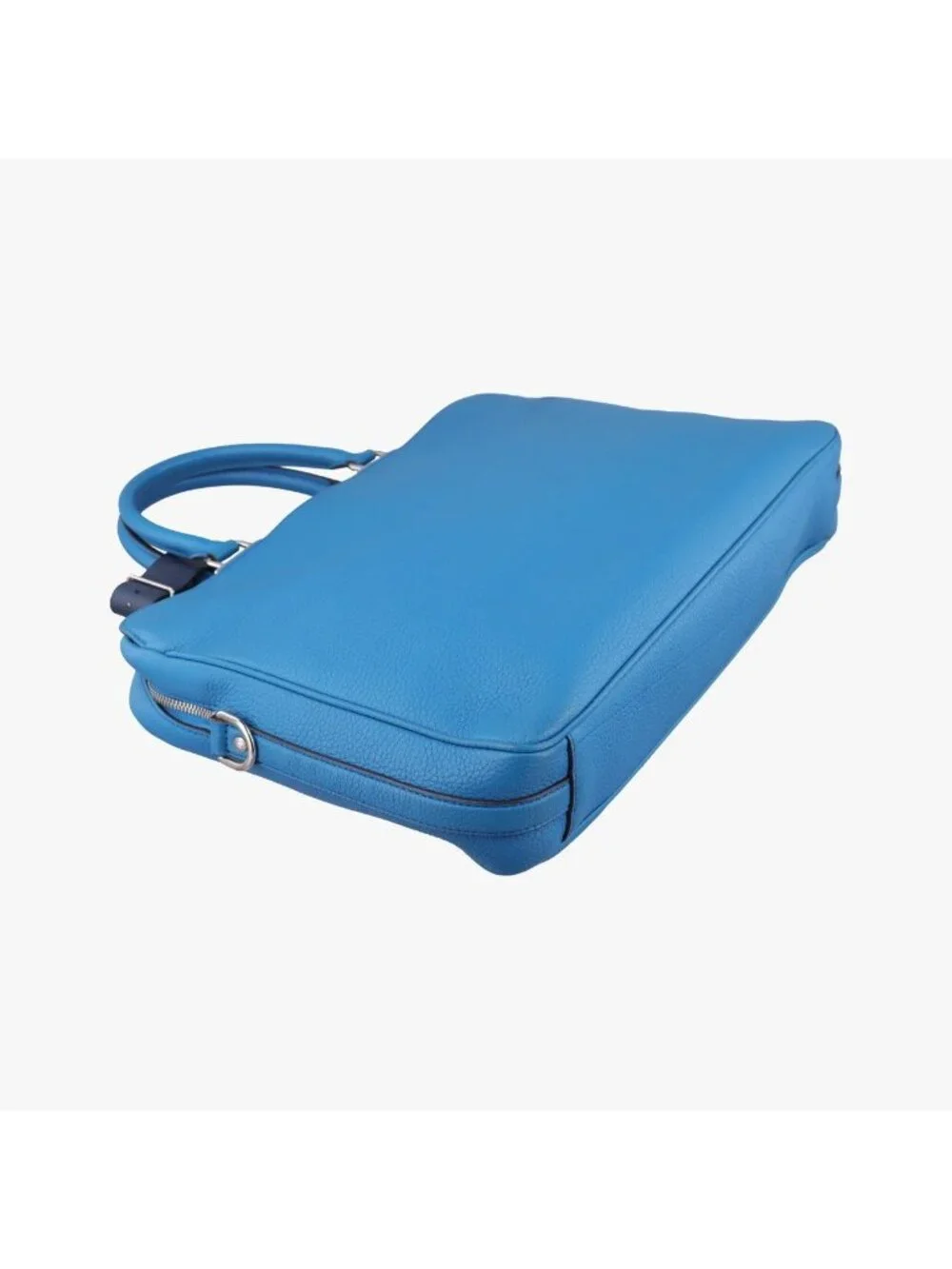 Louis Vuitton Alma Briefcase MM Blue Taurillon Leather