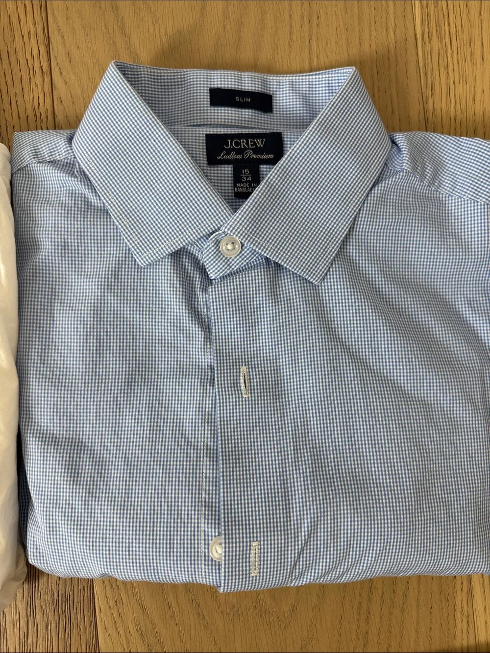 J. Crew Men’s White & Light Blue Dress Shirt Set (3) 15/34