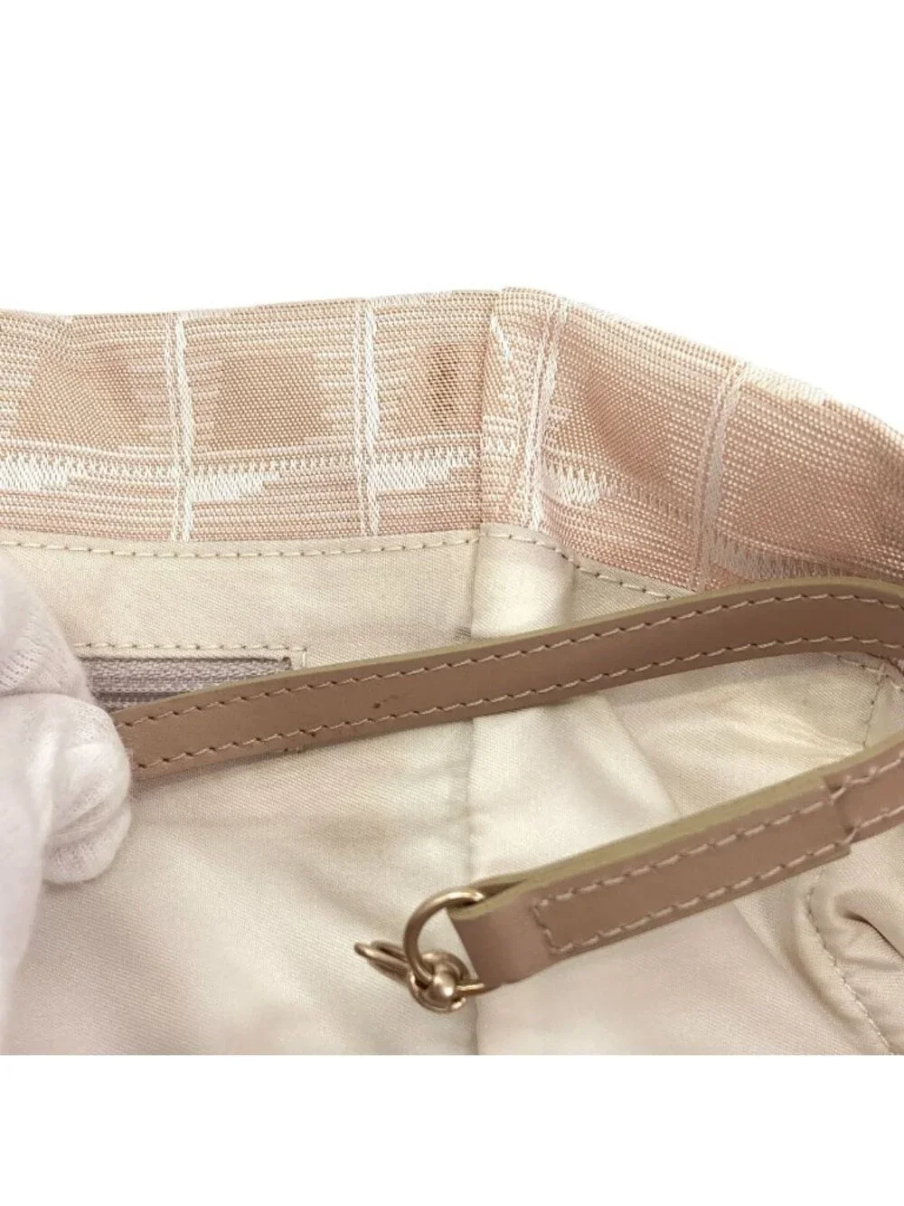 Chanel New Travel Line MM Tote Nylon Jacquard
