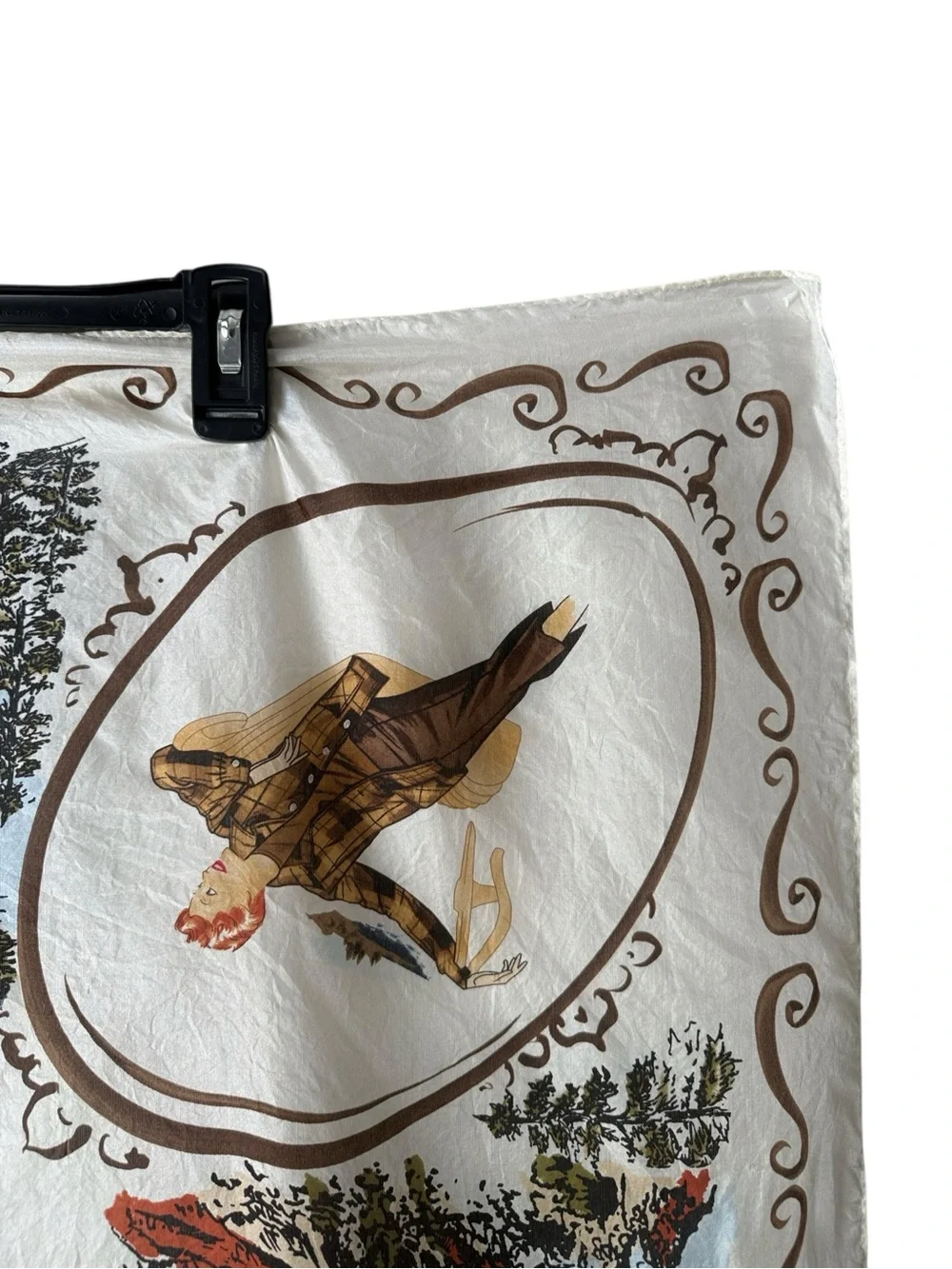2009 Pendleton Silk 49’er Jacket Wrap Scarf 32x32 60th Anniversary