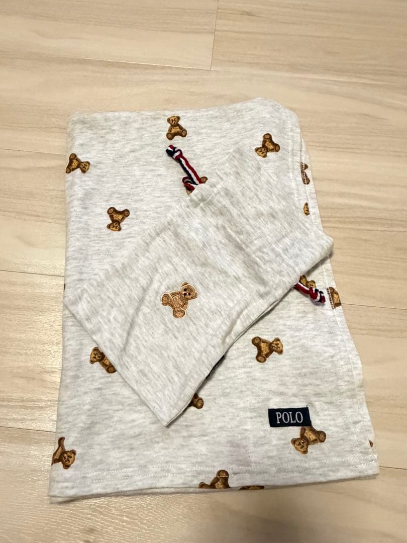 POLO Nursing Cover with Drawstring Bag, Bear Embroidery