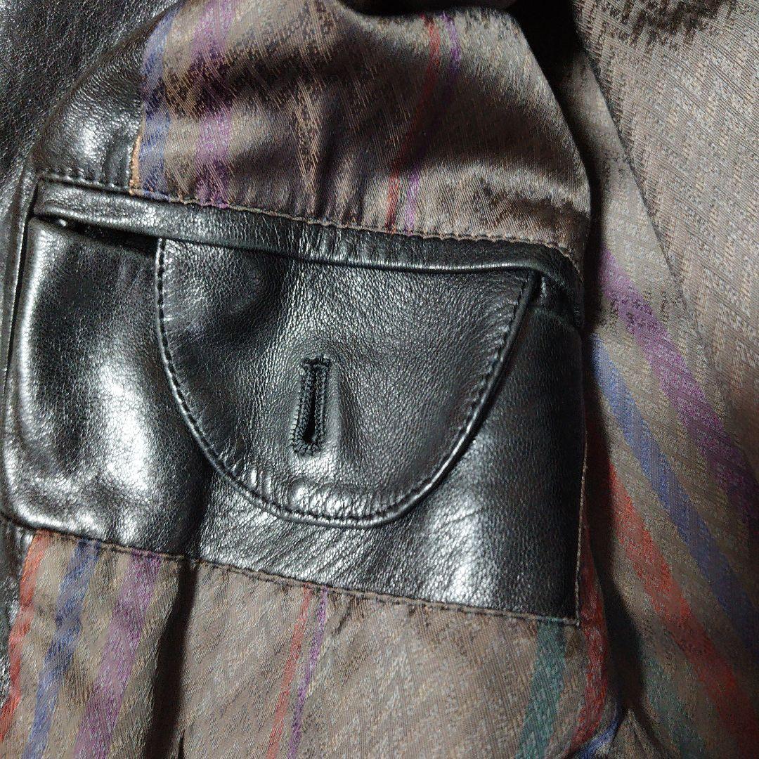 bel giunto Black Leather Jacket