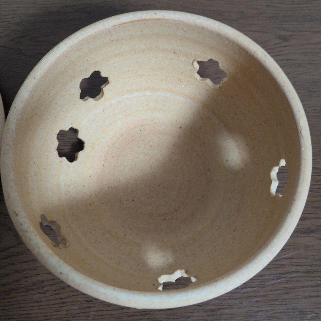 Tokoname Ware Handmade Cherry Blossom Tea Incense Burner